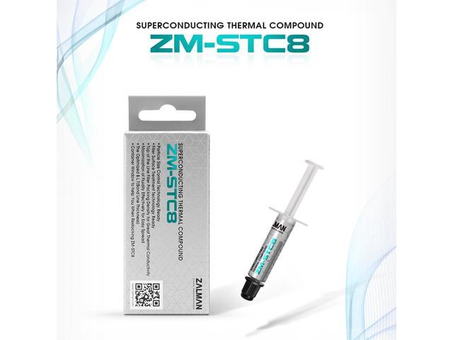 Zalman STC8 (1.5 g) Performance Thermal Grease Compound Paste, Heatsink Paste for All Coolers, CPU & GPU, Superconducting Micro-Filler Density...