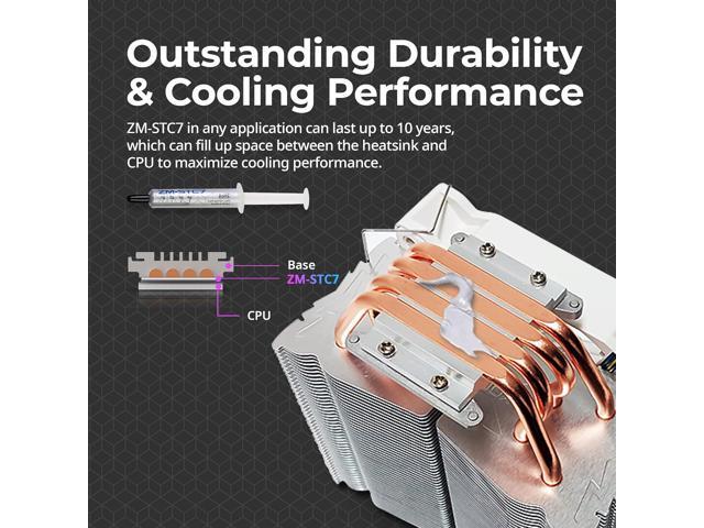 [3-Pack] Zalman STC7 (4 g) Performance Thermal Grease Compound Paste, Heatsink Paste for All Coolers, CPU & GPU, Superconducting Micro-Filler...