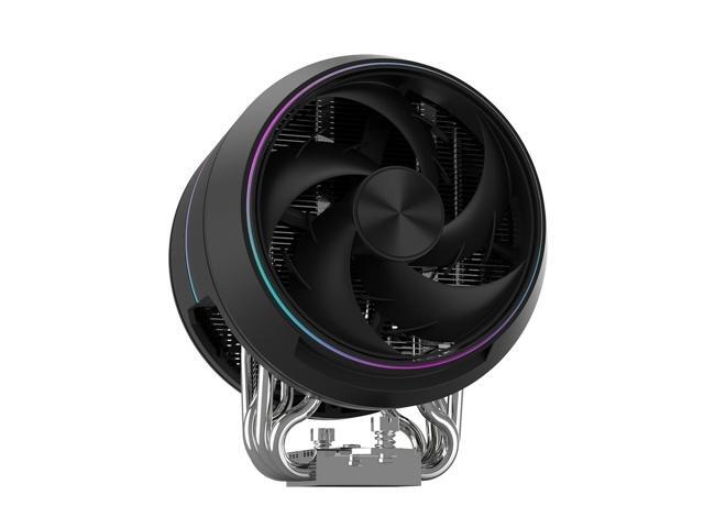 Zalman ZET5 CPU Cooler, Dual 120mm PWM Fans, 5 Heat Pipes RDTH Technology, AMD AM5/AM4 & Intel LGA1851/1700, Black
