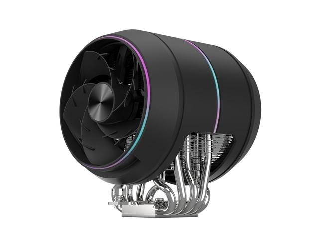 Zalman ZET5 High Performance CPU Air Cooler, Dual 120mm PWM Fans, 220W TDP, 5 Heat Pipes RDTH Technology, AMD AM5/AM4 & Intel LGA1851/1700/1200, Black