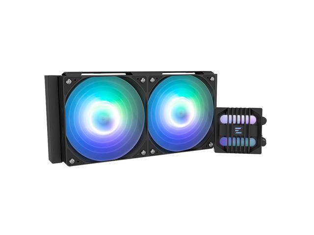Zalman Alpha 2 SE 240 AIO Liquid CPU Cooler, 240mm Water Cooling, 2 x PWM ARGB Fans, Up to 320W TDP Cooling, AMD AM5/AM4 & Intel LGA1851/LGA1700...