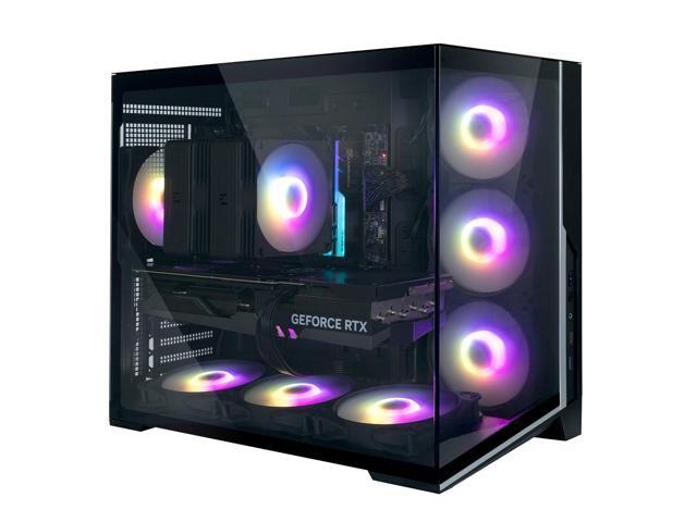 Zalman D40 ATX Gaming PC Mid-Tower Computer Case, 7x 120mm ARGB Fans Pre-Installed, Panoramic View Tempered Glass Panels, 360mm AIO Radiator &...