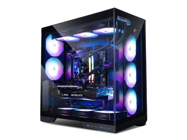 Zalman D50 ATX Mid-Tower Gaming PC Case, 1 x 360mm ARGB Fan, 2 x 120mm ARGB Rear Fans Pre-Installed, Dual Chamber Full View Panoramic Tempered...