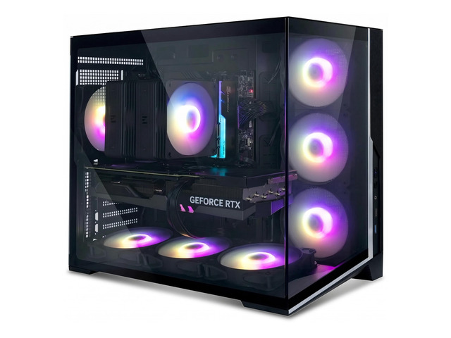 Zalman D40 ATX Gaming PC Mid-Tower Computer Case, 7x 120mm ARGB Fans Pre-Installed, Panoramic View Tempered Glass Panels, 360mm AIO Radiator &...