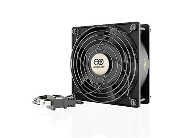ac infinity axial ls1238, quiet muffin fan, 120v ac 120mm x 38mm low speed, for diy cooling ventilation exhaust projects