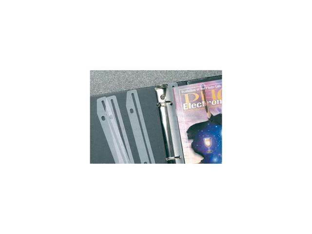 Baumgartens Catalog/Magazine Organizer Strips 3 Ring 11-5/8'L 12/PK CL JT9000