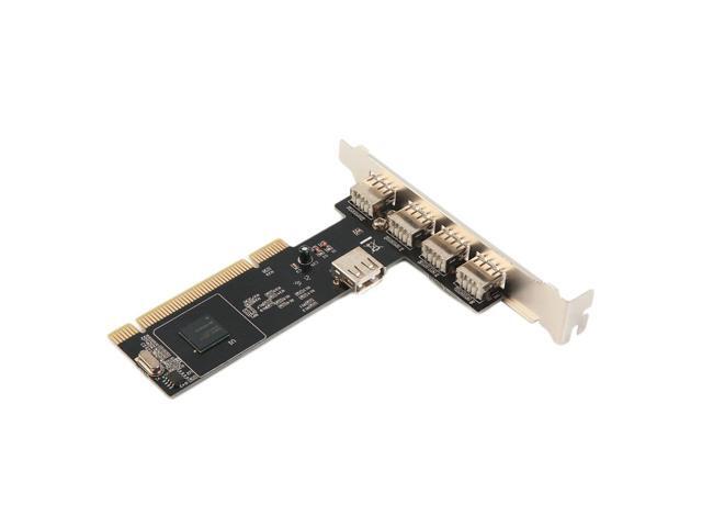 5 Ports USB 2.0 PCI Card Controller Adaptor Converter