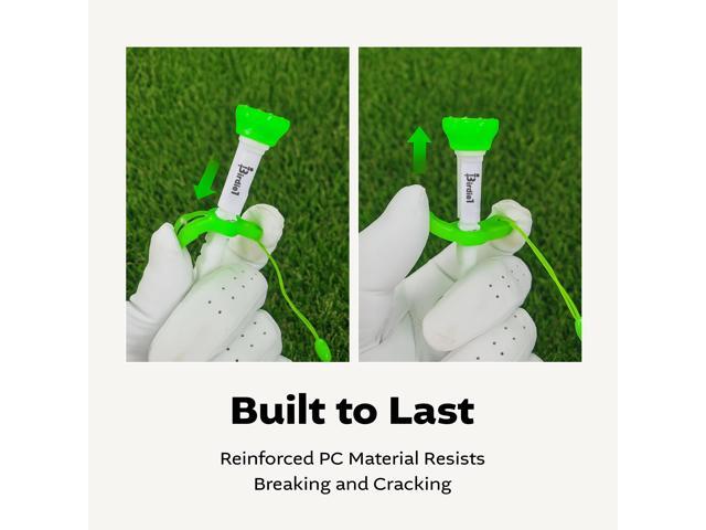Birdie1 Smart Golf Tees (Long Tees+Short Tees) 4P (Yellow+Green+Blue+Orange), Gift Set