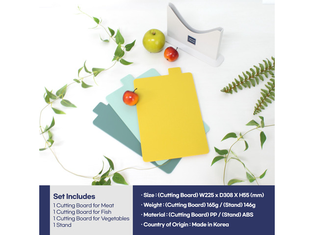 [Giorno Felice] Index Cutting Board 3P Set
