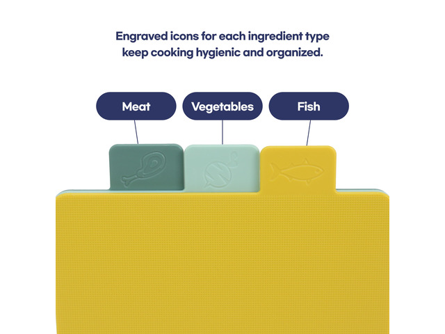 [Giorno Felice] Index Cutting Board 3P Set