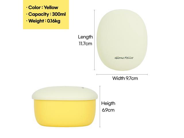 [Giorno Felice] TheSili Silicone EasyCook Container 300ml / 10.1 fl. oz. / Fine Yellow
