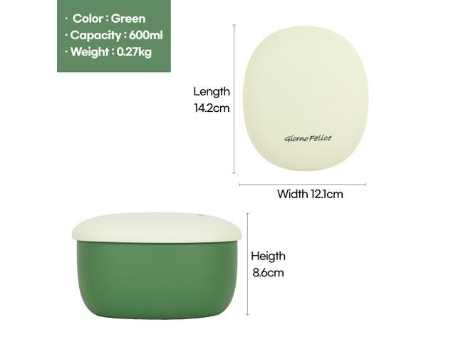 [Giorno Felice] TheSili Silicone EasyCook Container 600ml / 20.3 fl. oz. / Leaf Green