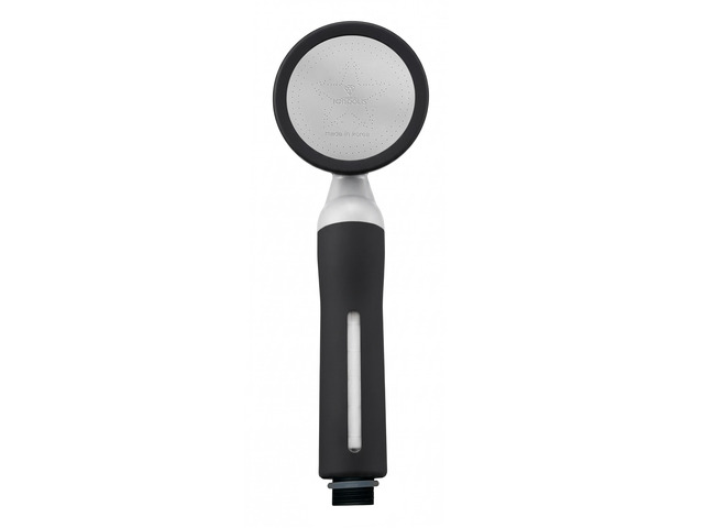 Ionpolis Premium High Pressure 3-Color Shower Head Built-in Dual Filter System for Perfect Water Purification Black