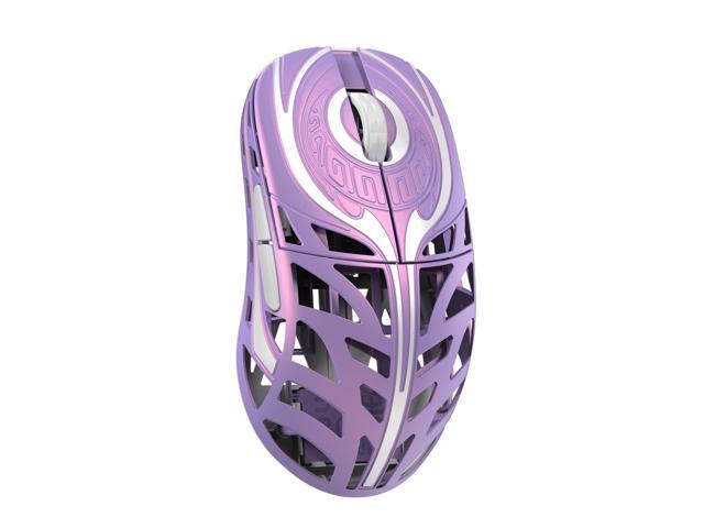 MK X WLMOUSE Strider Wireless 8K Mouse Purple TTC Black Dot