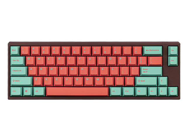 Leopold x MK FC660M Vapor 65% Double Shot PBT Mechanical Keyboard Cherry MX Black