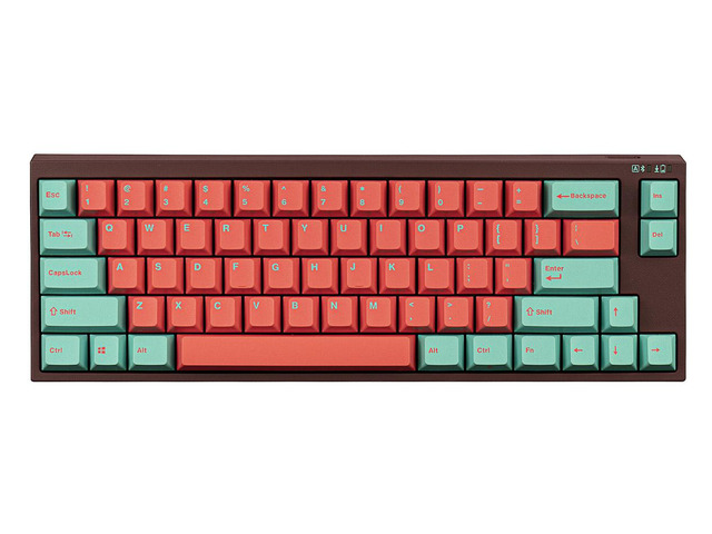 Leopold x MK FC660MBT Vapor 65% Bluetooth Double Shot PBT Mechanical Keyboard Cherry MX Clear