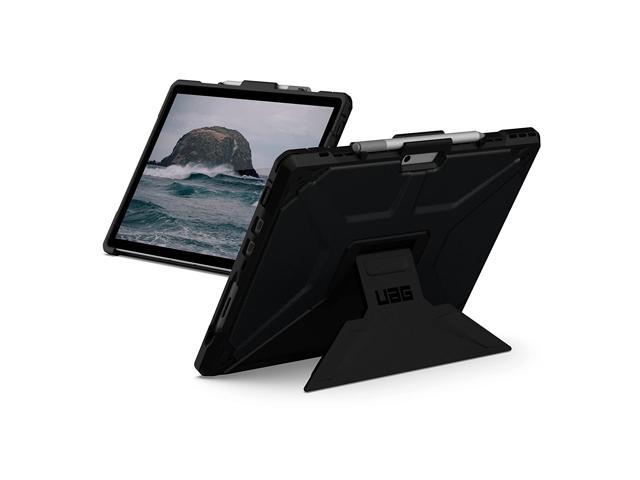 UAG Microsoft Surface Pro 8 Case Rugged Non-Slip Tactical Grip Exterior Material Heavy Duty Multi-Angle Folio Stand with Pencil Holder Metropolis.