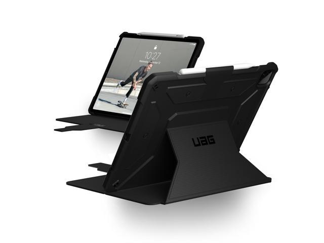 UAG iPad Pro 12.9-inch (5th Gen, 2021) Case Metropolis Rugged Heavy Duty Protective Cover Multi-Angle Viewing Folio Stand with Pencil Holder, Black