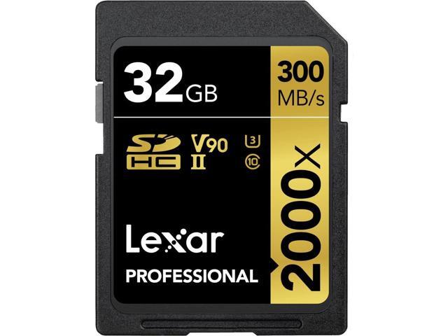 Lexar Pro 2000x SD UHS-II Memory Card without Reader - (32GB)