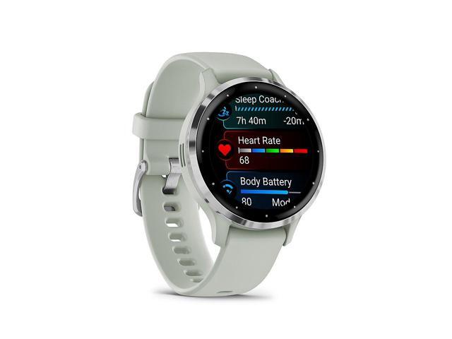 Garmin - Venu 3S GPS Smartwatch 41 mm Fiber-reinforced polymer - Stainless Steel and Sage Gray - (2023) - image 8