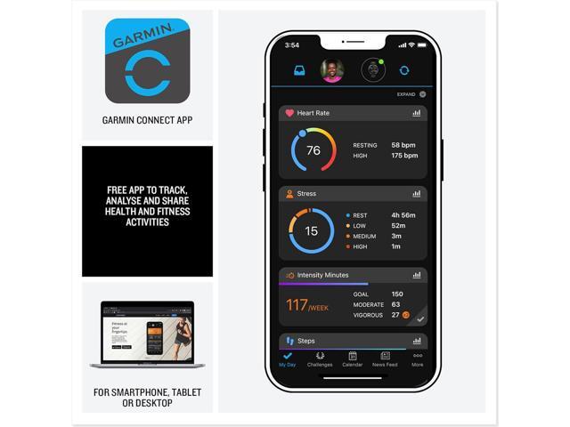 Garmin - vívoactive 5 GPS Smartwatch 42 mm Fiber-reinforced polymer - Metallic Navy Aluminum and  Navy - (2023) - image 11