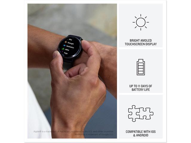 Garmin - vívoactive 5 GPS Smartwatch 42 mm Fiber-reinforced polymer - Metallic Navy Aluminum and  Navy - (2023) - image 12