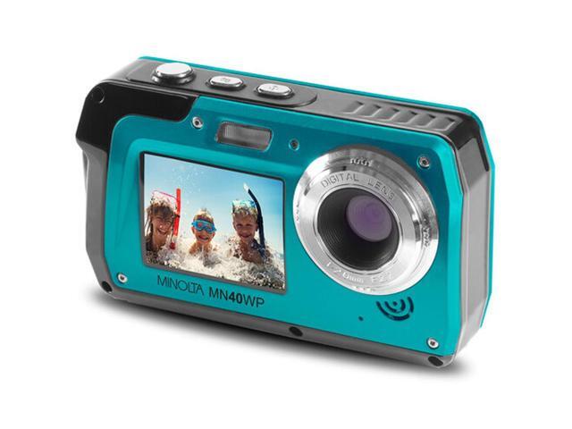 Minolta - MN40WP 48.0 Megapixel Waterproof Digital Camera - Blue - image 8