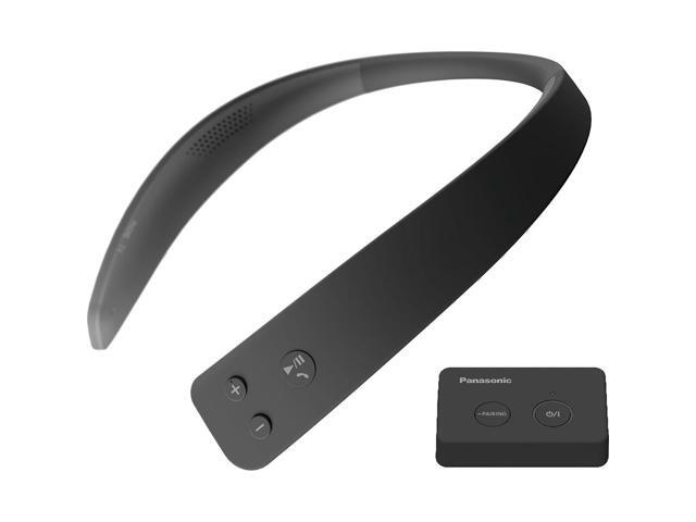 Panasonic Wireless Wearable TV Neck Speaker Bluetooth Built-in Microphone 2 Pack