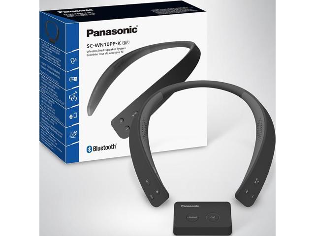 Panasonic WN10 Wireless Wearable TV Neck Speaker, Bluetooth, Built-in Microphone