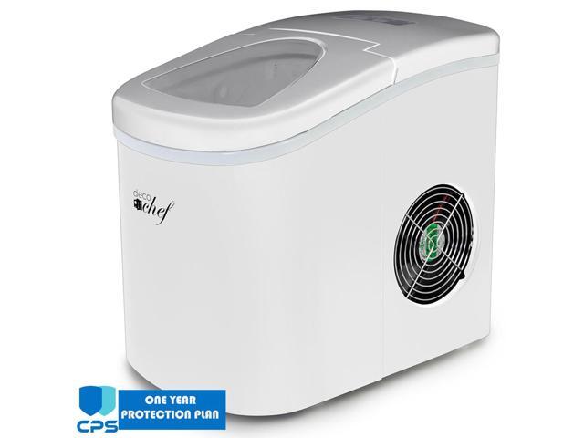 Deco Chef Compact Electric Ice Maker White with 1 Year Extended Warranty