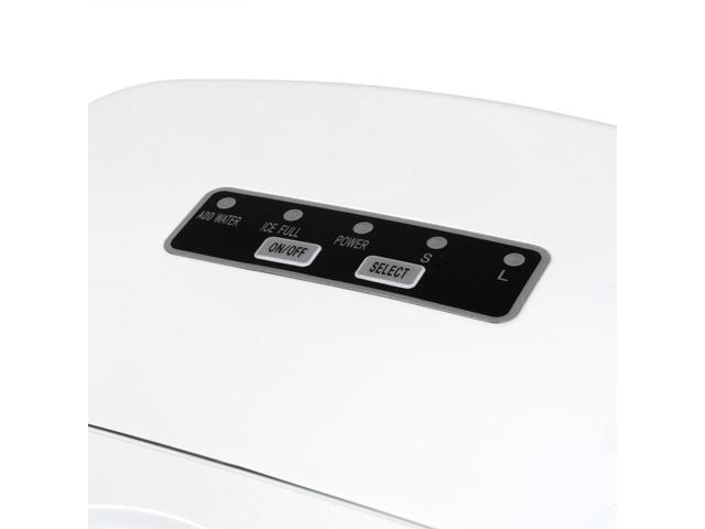 Deco Chef Compact Electric Ice Maker White with 1 Year Extended Warranty