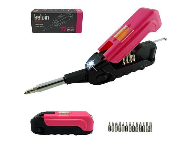 Kelvin The Everyday Multi-Tool with Flashlight Pink 2 Pack