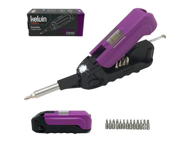 Kelvin The Everyday Multi-Tool with Flashlight Purple 2 Pack