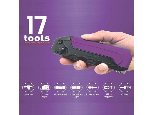 Kelvin The Everyday Multi-Tool with Flashlight Purple 2 Pack