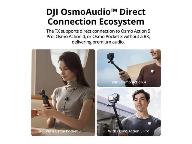 DJI - Mic Mini Wireless Omnidirectional Microphone System - Black - image 8