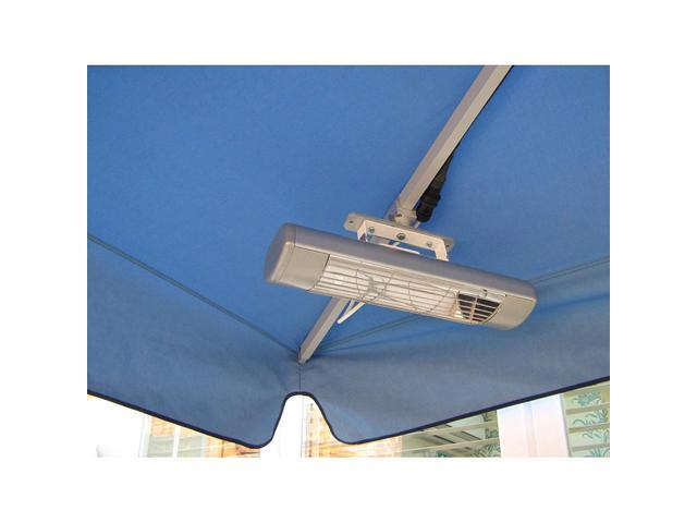 SUNHEAT WL15-B 1500W Commercial Outdoor Wall Mount Heater Silver 2 Pack