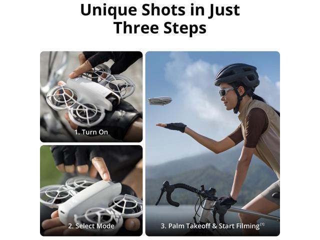 DJI Neo Drone Fly More Combo With 3 Batteries and RC-N3 Remote