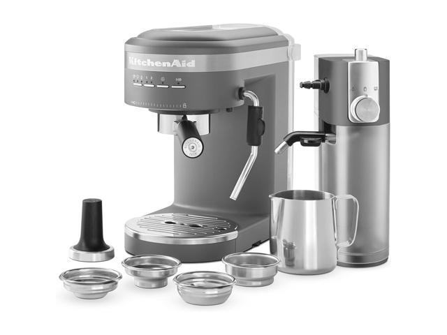 KitchenAid Semi-Automatic Espresso Machine and Automatic Milk Frother Attachment - KES6404