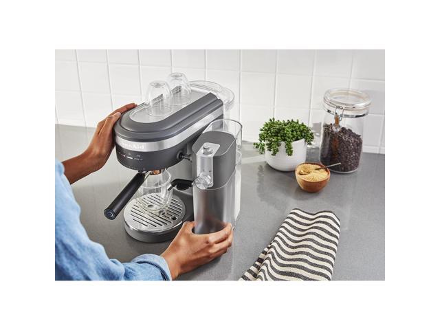 KitchenAid Semi-Automatic Espresso Machine and Automatic Milk Frother Attachment - KES6404