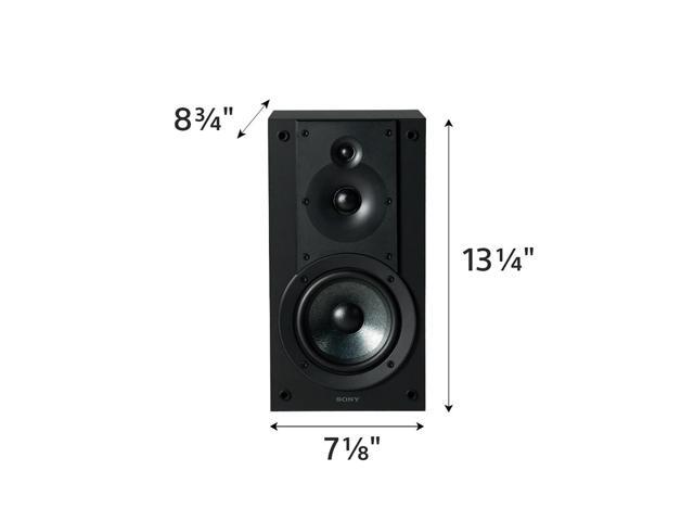 Sony - CS Speakers - 3-way 3-driver hi-res Bookshelf speakers (2025) pair - Black - image 2