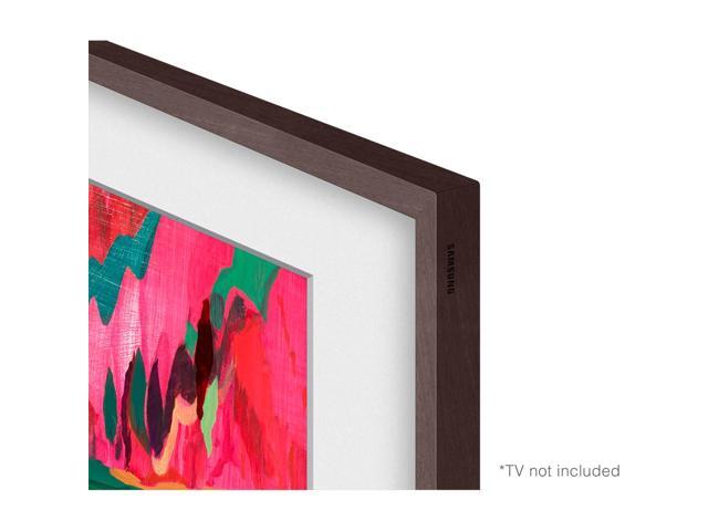 Samsung - 75" The Frame Customizable Bezel - Modern - Brown - image 5