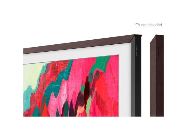 Samsung - 75" The Frame Customizable Bezel - Modern - Brown - image 6