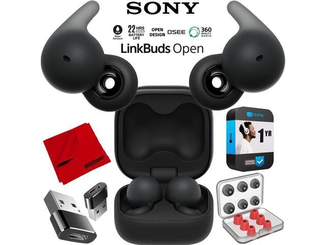 Sony LinkBuds Open Truly Wireless Earbud Headphones Black with 1 Year Warranty