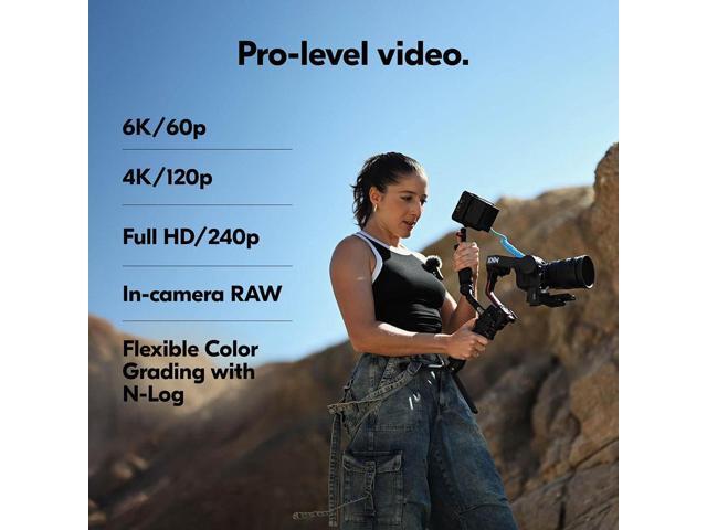 Nikon - Z6III 6K Video Mirrorless Camera 50mm f/1.4 Lens Kit - Black - image 7