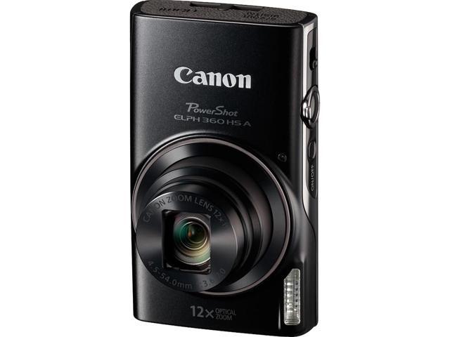 Canon - PowerShot ELPH 360 HS A Full HD Video 20.2-Megapixel Digital Camera - Black - image 5