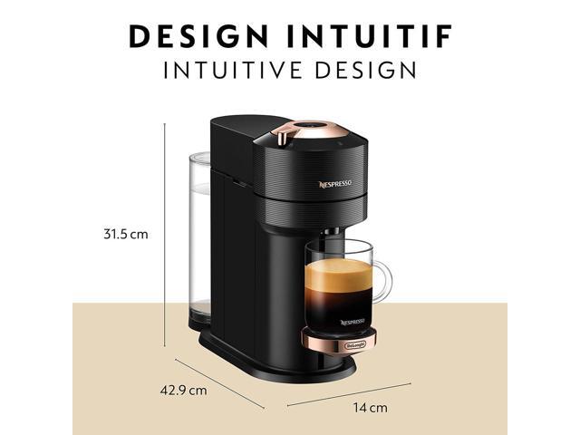 Nespresso Vertuo Next Coffee and Espresso Machine by De'Longhi Rose Gold