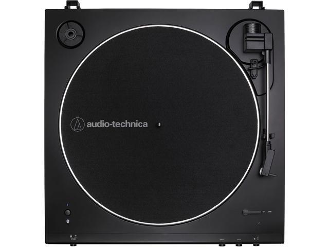 Audio-Technica Fully Automatic Belt-Drive Stereo Turntable Black+Speakers Bundle