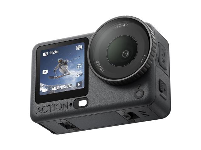 DJI Osmo Action 6 - 8K Action Camera with Variable Aperture f/2.0-f/4.0, 1/1.1' Sensor, 20m Waterproof, 4-Hour Battery