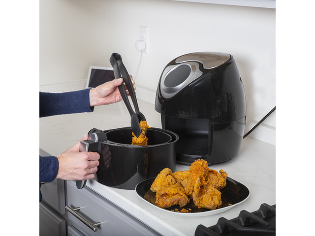 Deco Chef XL 3.7 QT Digital Air Fryer With 7 Smart Programs LCD Touch Screen Oil-Less Non-Stick Coated Countertop Healthy Kitchen Safe Frying Station