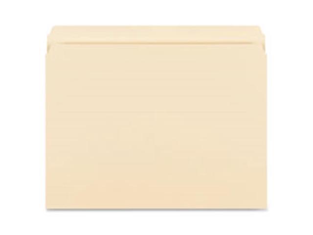 Business Source Straight-Cut 1-ply Tab Heavyweight File Folders - Letter - 8 1/2' x 11' Sheet Size - Straight Tab Cut -